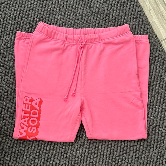 poppi Iconic Pink Sweatpants NWOT - Picture 4 of 5